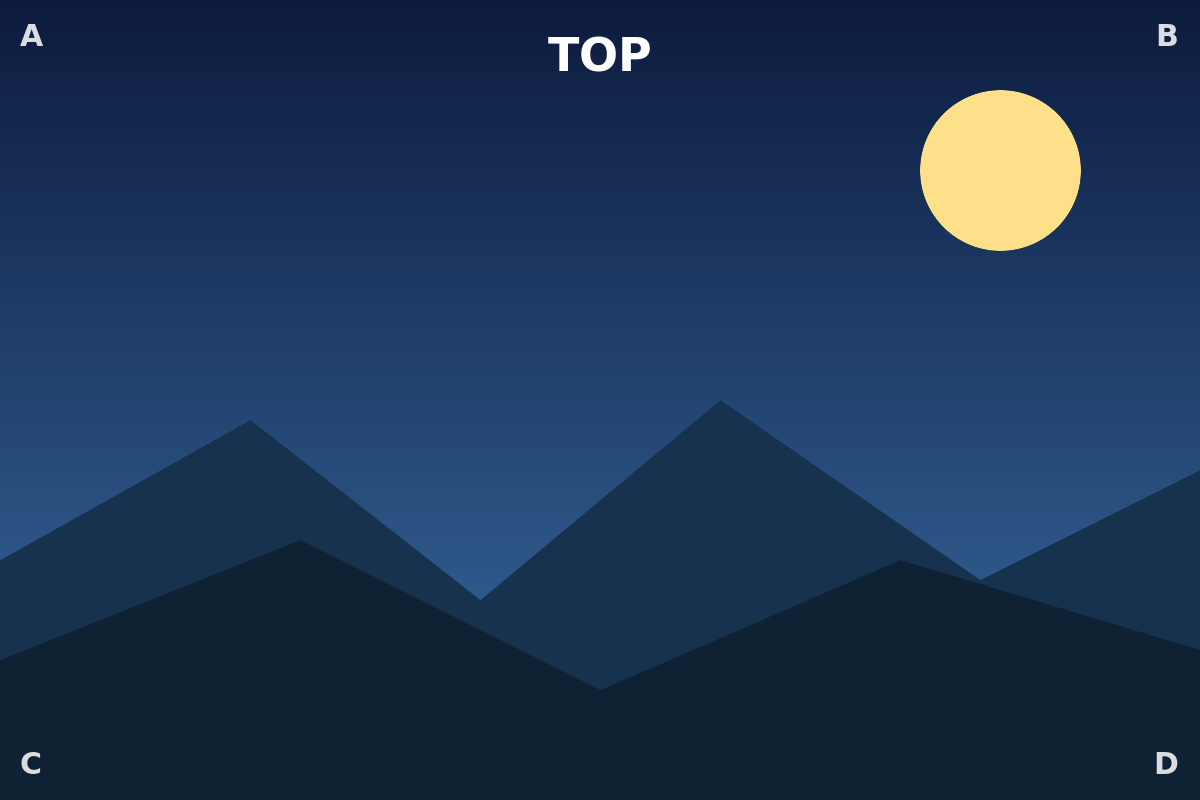 A landscape sample rotated 90°